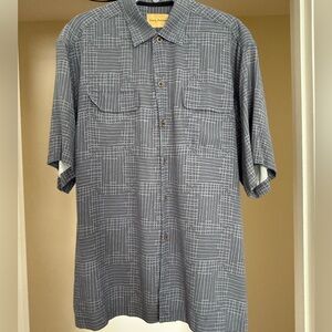 Tommy Bahama Blue Patterned Men's Shirt